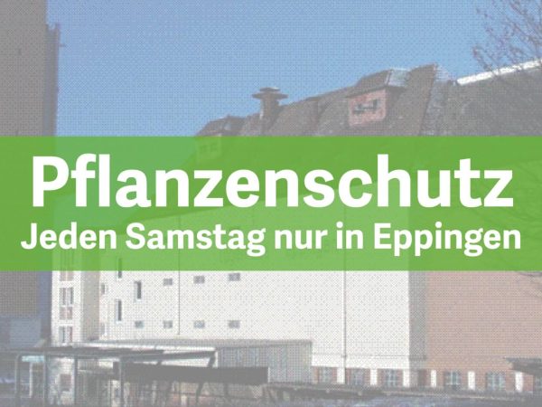 Pflanzenschutz-jeden Samstag nur in Epp